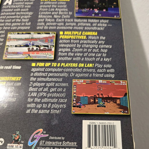 Superkarts PC big box used racing game