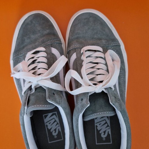 Vans Old Skool sneakers size 38.5, suede gray, like new