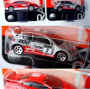 2X MAJORETTE RACING COLLECTION 1:57 PEUGEUT 307 206 WRC RALLY 2004 ΣΦΡΑΓΙΣΜΕΝΑ !