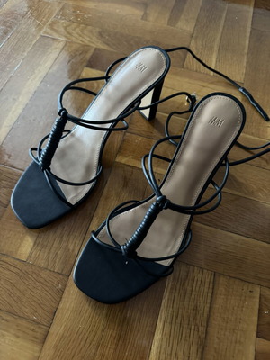 H&M sandals new, black, size 40