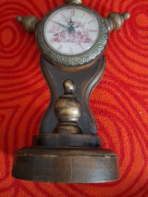 Table clock used in classic or Victorian style