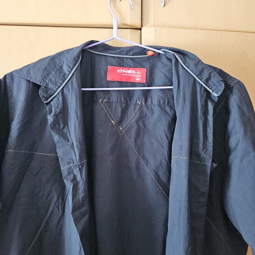 O'neill short sleeve shirt like new, 100% cotton, black, XL