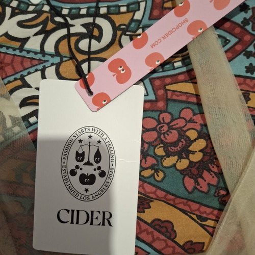 Cider Fairy Dress Large Beige New