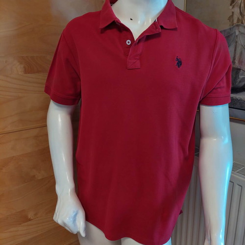 U.S. Polo Assn. men's red polo shirt XL like new