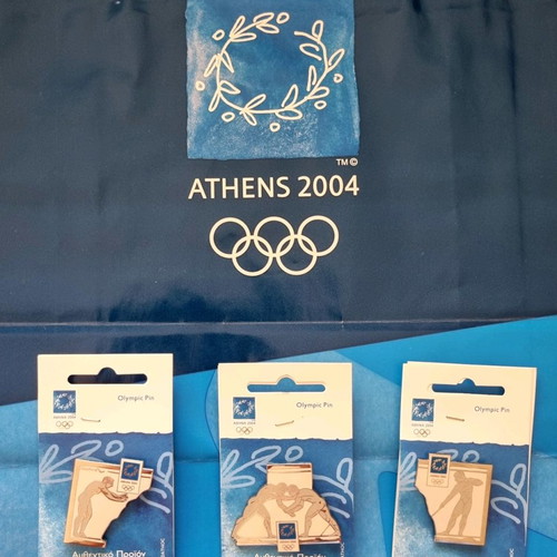 Athens 2004 Olympic pins set of 9 authentic, new