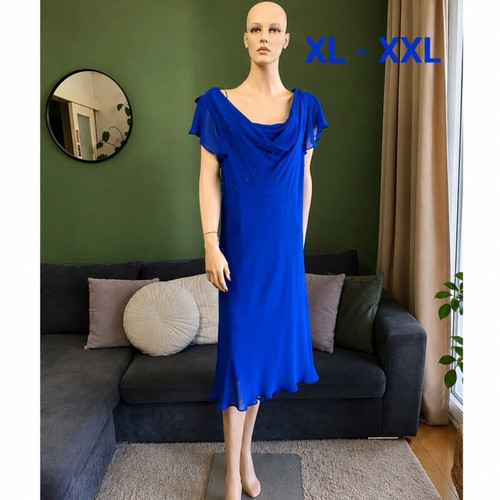 Blue airy dress XL-XXL, perfect for wedding or baptism