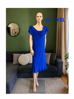 Blue airy dress XL-XXL, perfect for wedding or baptism