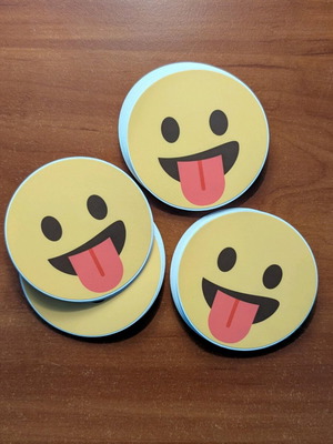 Emoji stickers like new, pack of 30 pieces