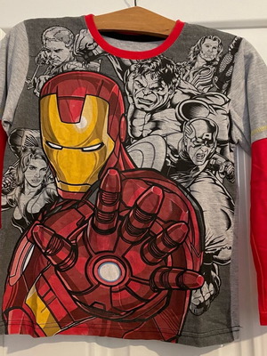 Μπλούζα The Avengers Iron Man για αγόρι 10-11 ετών σαν καινούργια, γκρι και κόκκινη