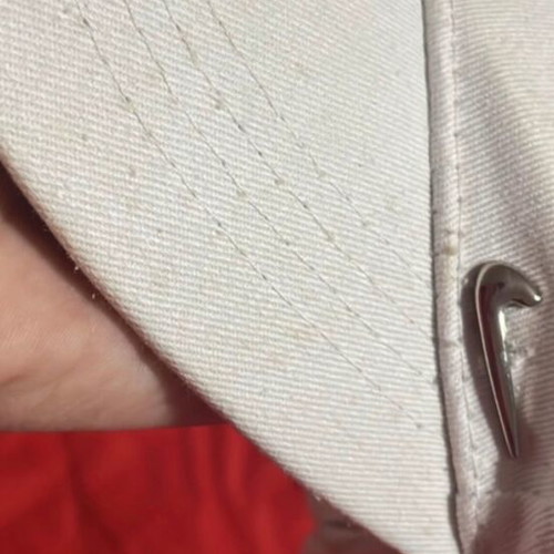 Nike hat used, white, one size