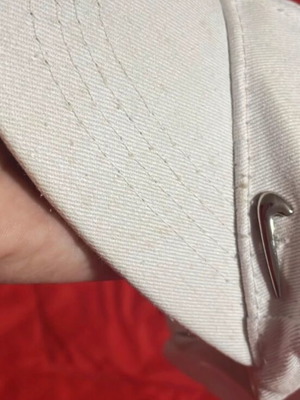 Nike hat used, white, one size