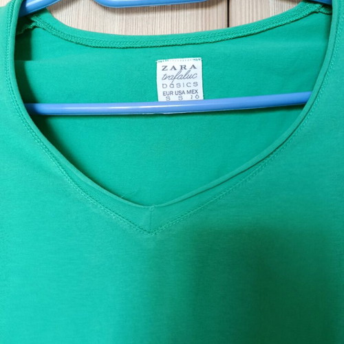 Zara blouse S green like new