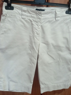 Armani Jeans women's bermuda shorts like new, white cotton jeans