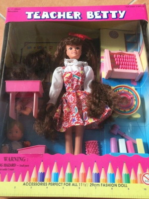 Betty Teacher 90s doll new
