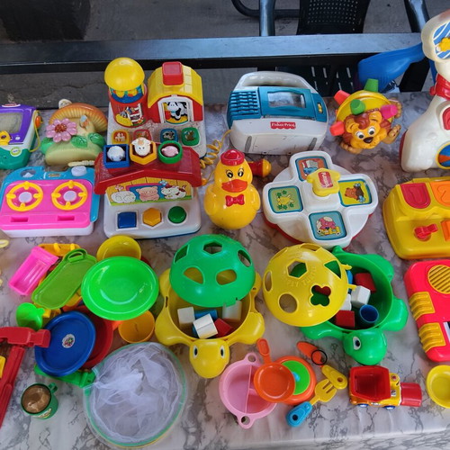 Baby educational toys used, 90s-00s decade, Fisher Price, Playskool