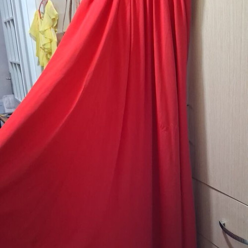 Zic Zac dress new, red, elastic waist, size M
