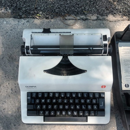 Olympia typewriter used