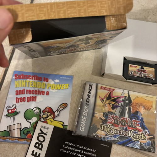 Yu-Gi-Oh! The Sacred Cards Nintendo Game Boy Advance game used