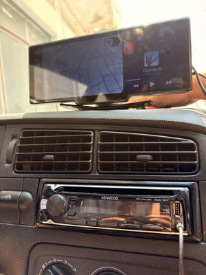 Kenwood car sound system with Bluetooth CarPlay and Android Play, used