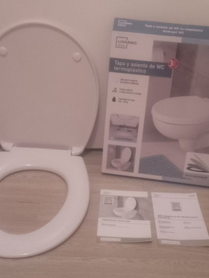 Livarno home καπάκι WC σαν καινούργιο, λευκό 44,8x37,2x5,1 εκ