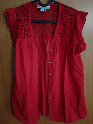 Attrattivo shirt used, summer, size Small, red