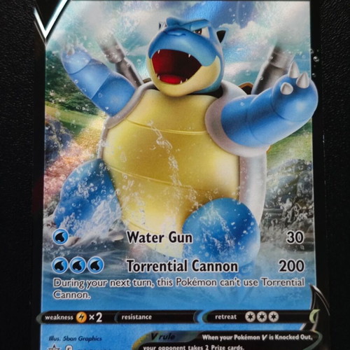 Pokemon Blastoise V SWSH 101 Black Star Promos card new