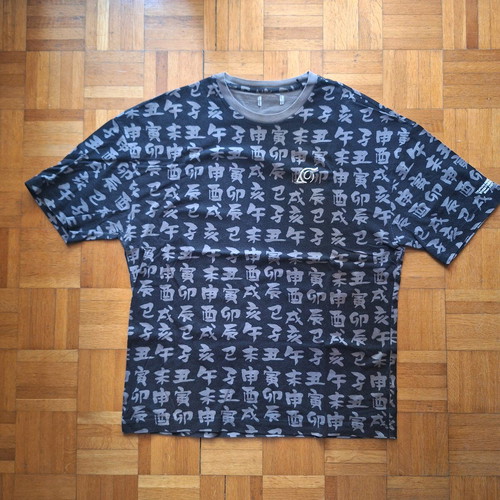 Bershka x Naruto Unisex T-shirt with Sasuke Graphic Print like new