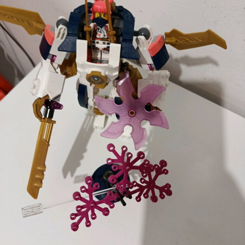 Lego Ninjago Mech Dragons Rising με 2 φιγούρες Sora και Wolf Musk Warrior σαν καινούργιο