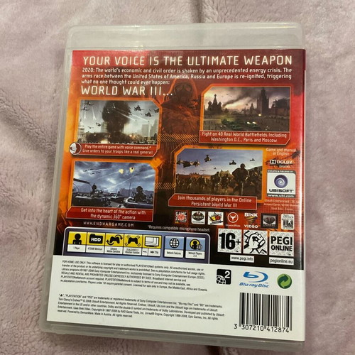 PlayStation 3 Endwar like new