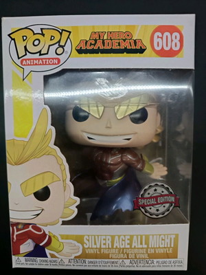 Funko Pop! All Might Silver Age My Hero Academia Limited Edition Metallic new