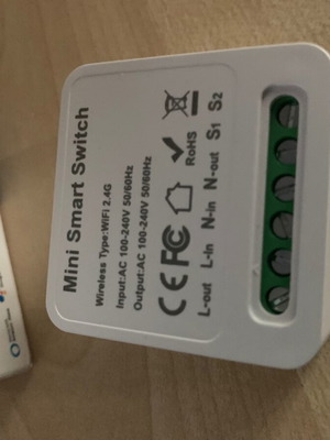 Διακόπτης 16A Wifi Smart Switch καινούργιος, συμβατός με Tuya, Alexa, Google Home