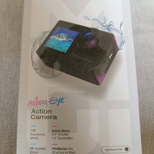 Egoboo X Maui And Sons Action Eye 128GB Action Camera 4K Ultra HD new