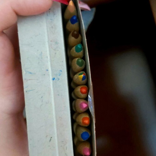 Coloured pencils pack of 13 large like new