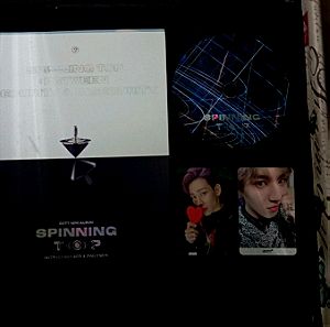 Got7 "Spinning Top" album, 2photocards, photo book, CD