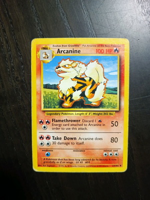 arcanine pokemon card 1995 Blaine's Arcanine Gym Challenge 1st Edition Holo 1/132 PSA 8 – TBC Games
