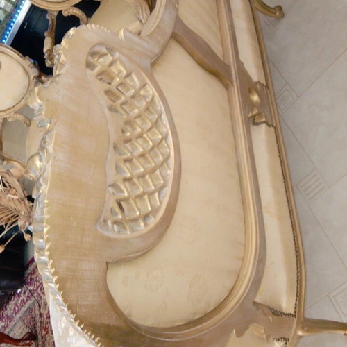 Κλασικό χειροποίητο σαλόνι σε στυλ Louis XV σαν καινούργιο