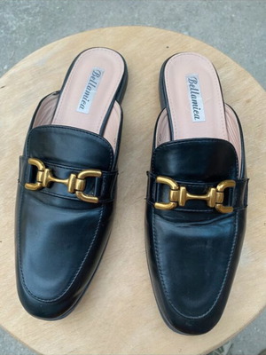 Bellamica slippers black like new, size 37