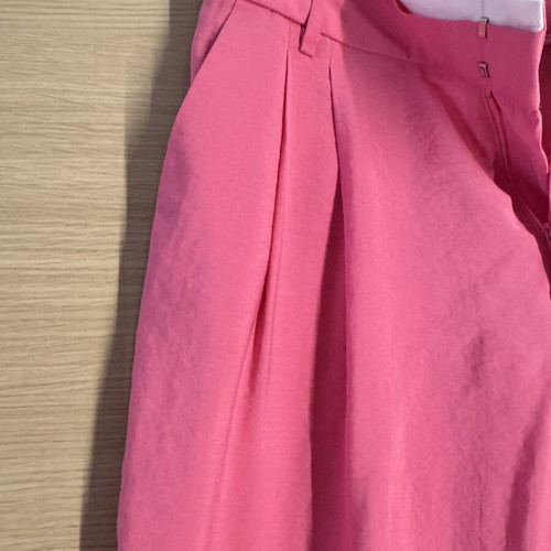 Stradivarius fuchsia wide leg trousers, size S