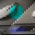  Mενταγιόν κρεμαστό Τουρκουάζ, Ασήμι sterling silver 925 - κλείσιμο καταστήματος SBTS016
