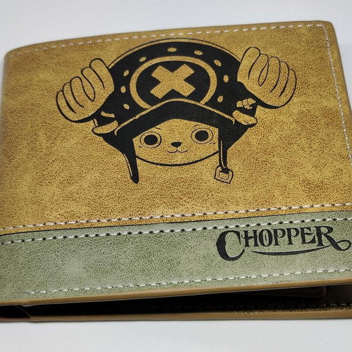 One Piece Tony Tony Chopper Wallet like new, camel color