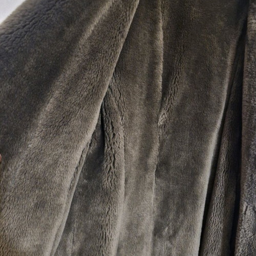 Lussile leather suede coat like new, brown, size medium