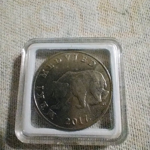 5 Croatian Kuna coin, cupronickel, 2013 and 2017