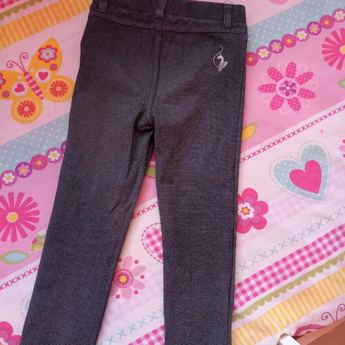 Zara kids pants used for 3 years old grey with gift leggings