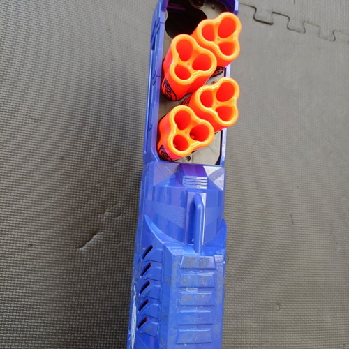 Nerf N-Strike Elite Trilogy DS-15 Blaster used, shotgun with 4 shells