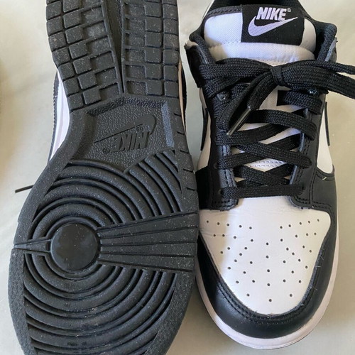 Nike Panda women's athletic shoes new, black and white