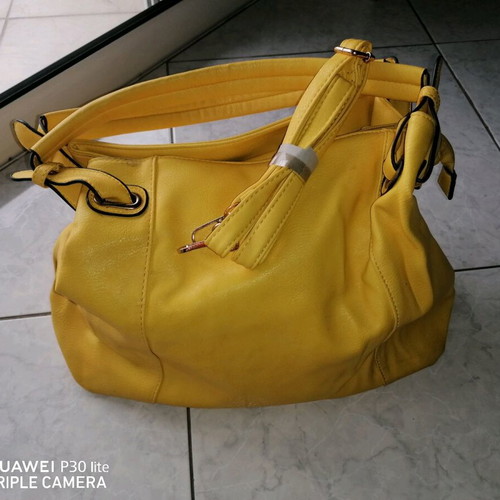 Women's handbag like new, yellow