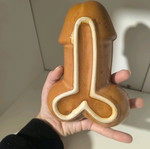 Ashtray with funny shape like new