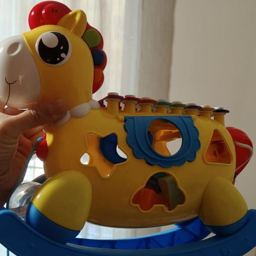 Musical Educational Activity Pony with Shape Sorter and Metallophone new