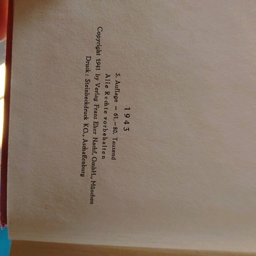 Book Tradition und Gegenwart 1936 used, German