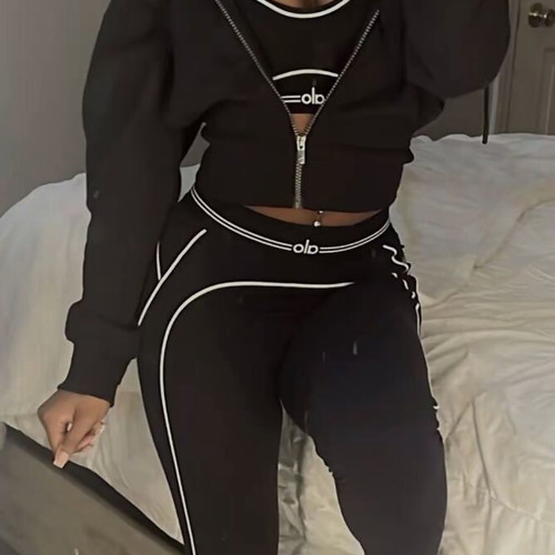 Alo Yoga Set Black like new, size S